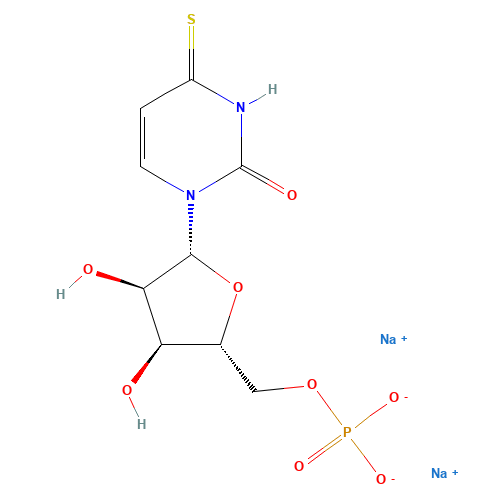 disodium;[(2R,3S,4R,5R)-3,4-dihydroxy-5-(2-oxo-4-sulfanylidenepyrimidin-1-yl)oxolan-2-yl]methyl phosphate (CAS: 4145-46-4) - Related Chemical Product