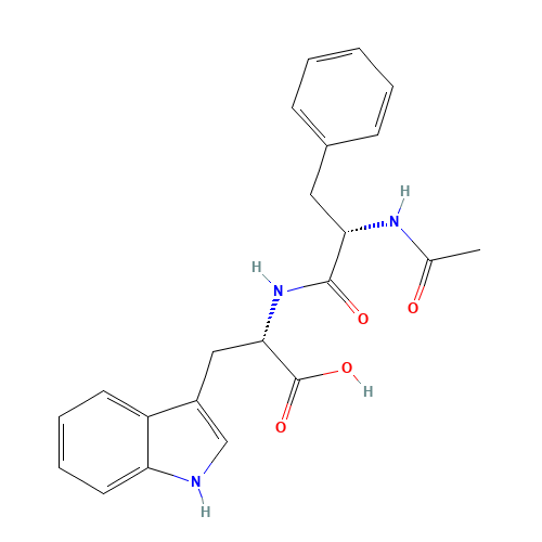 (2S)-2-[[(2S)-2-acetamido-3-phenylpropanoyl]amino]-3-(1H-indol-3-yl)propanoic acid (CAS: 19240-41-6) - Related Chemical Product