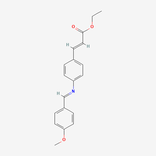 ethyl (E)-3-[4-[(4-methoxyphenyl)methylideneamino]phenyl]prop-2-enoate (CAS: 6421-30-3) - Related Chemical Product