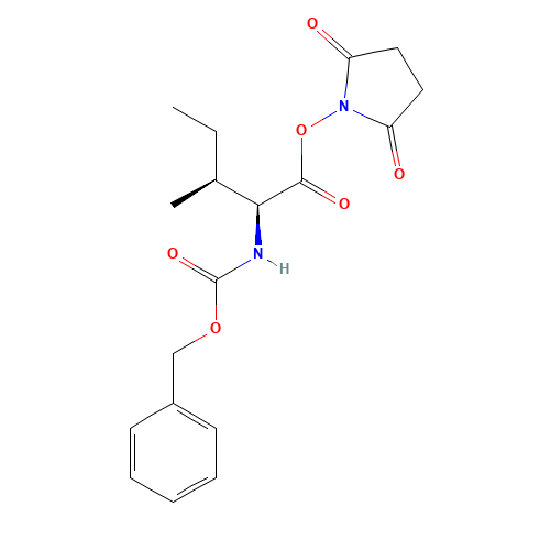 (2,5-dioxopyrrolidin-1-yl) (2S,3S)-3-methyl-2-(phenylmethoxycarbonylamino)pentanoate (CAS: 3391-99-9) - Related Chemical Product