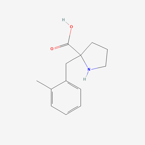 (2S)-2-[(2-methylphenyl)methyl]pyrrolidine-2-carboxylic acid (CAS: 1049981-04-5) - Related Chemical Product