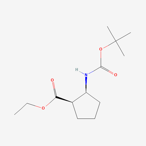 ethyl (1R,2S)-2-[(2-methylpropan-2-yl)oxycarbonylamino]cyclopentane-1-carboxylate (CAS: 1140972-29-7) - Related Chemical Product