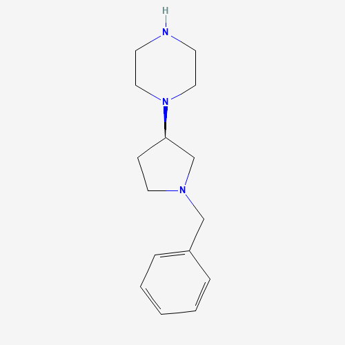 1-[(3R)-1-benzylpyrrolidin-3-yl]piperazine (CAS: 1032446-28-8) - Related Chemical Product