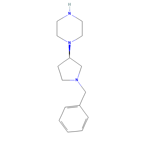 1-[(3R)-1-benzylpyrrolidin-3-yl]piperazine (CAS: 1032446-28-8) - Related Chemical Product