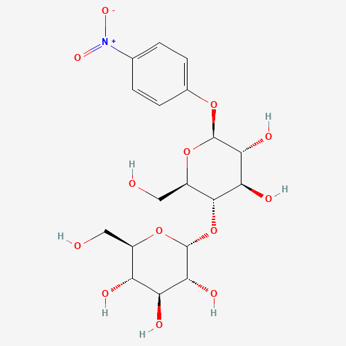 (2R,3R,4S,5S,6R)-2-[(2R,3S,4R,5R,6S)-4,5-dihydroxy-2-(hydroxymethyl)-6-(4-nitrophenoxy)oxan-3-yl]oxy-6-(hydroxymethyl)oxane-3,4,5-triol (CAS: 56846-39-0) - Related Chemical Product
