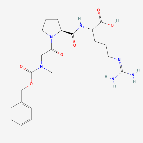 (2S)-5-(diaminomethylideneamino)-2-[[(2S)-1-[2-[methyl(phenylmethoxycarbonyl)amino]acetyl]pyrrolidine-2-carbonyl]amino]pentanoic acid (CAS: 112898-31-4) - Related Chemical Product