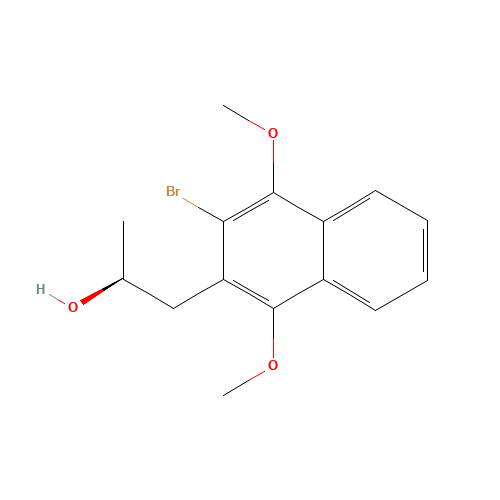 (2S)-1-(3-bromo-1,4-dimethoxynaphthalen-2-yl)propan-2-ol (CAS: 404909-58-6) - Related Chemical Product