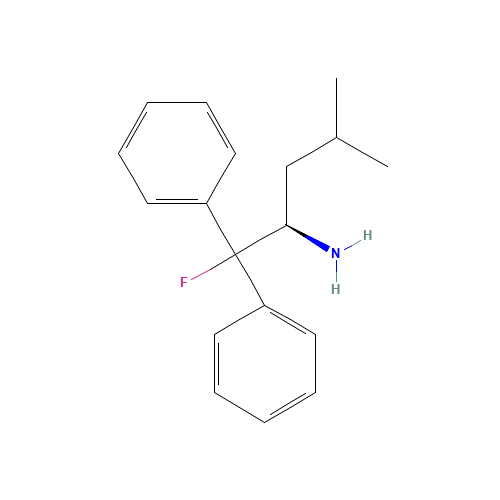 (2R)-1-fluoro-4-methyl-1,1-diphenylpentan-2-amine (CAS: 352535-74-1) - Related Chemical Product