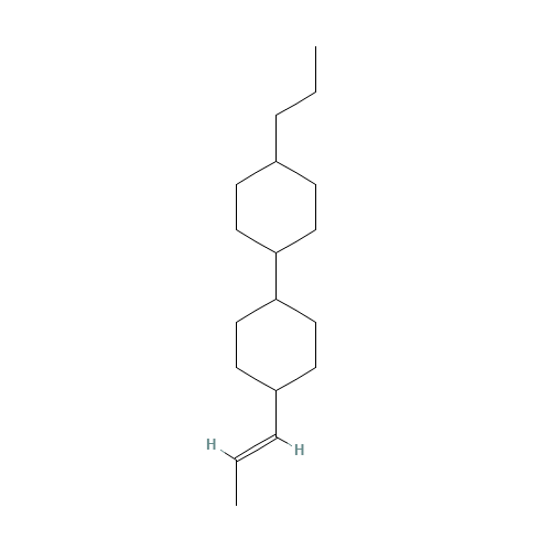 1-[(E)-prop-1-enyl]-4-(4-propylcyclohexyl)cyclohexane (CAS: 279246-65-0) - Related Chemical Product