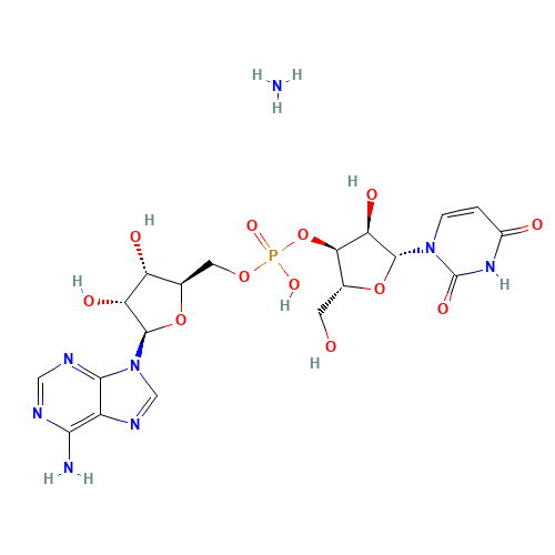 [(2R,3S,4R,5R)-5-(6-aminopurin-9-yl)-3,4-dihydroxyoxolan-2-yl]methyl [(2R,3S,4R,5R)-5-(2,4-dioxopyrimidin-1-yl)-4-hydroxy-2-(hydroxymethyl)oxolan-3-yl] hydrogen phosphate;azane (CAS: 27531-21-1) - Related Chemical Product