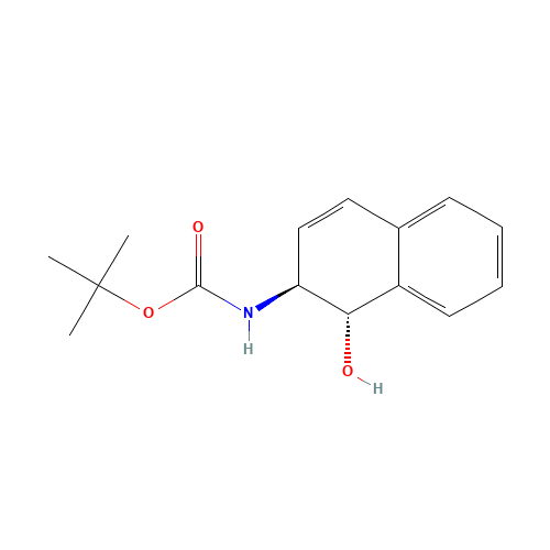 tert-butyl N-[(1S,2S)-1-hydroxy-1,2-dihydronaphthalen-2-yl]carbamate (CAS: 904316-27-4) - Related Chemical Product