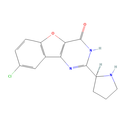 8-chloro-2-[(2S)-pyrrolidin-2-yl]-1H-[1]benzofuro[3,2-d]pyrimidin-4-one (CAS: 1169558-38-6) - Related Chemical Product