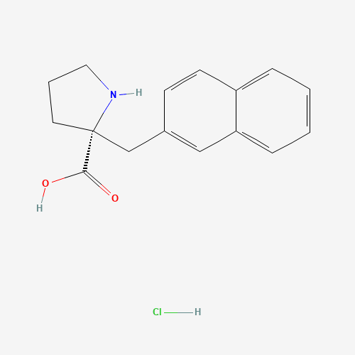 (2R)-2-(naphthalen-2-ylmethyl)pyrrolidine-2-carboxylic acid;hydrochloride (CAS: 679796-42-0) - Related Chemical Product