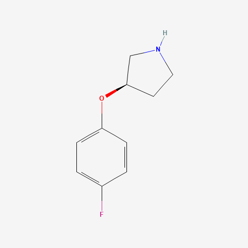(3R)-3-(4-fluorophenoxy)pyrrolidine (CAS: 900512-41-6) - Related Chemical Product