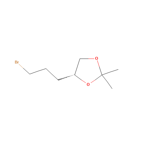 (4R)-4-(3-bromopropyl)-2,2-dimethyl-1,3-dioxolane (CAS: 251998-53-5) - Related Chemical Product