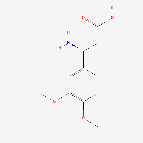 (3R)-3-amino-3-(3,4-dimethoxyphenyl)propanoic acid (CAS: 713513-03-2) - Related Chemical Product