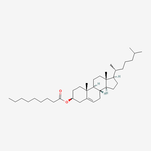 [(3S,8S,9S,10R,13R,14S,17R)-10,13-dimethyl-17-[(2R)-6-methylheptan-2-yl]-2,3,4,7,8,9,11,12,14,15,16,17-dodecahydro-1H-cyclopenta[a]phenanthren-3-yl] nonanoate (CAS: 1182-66-7) - Related Chemical Product