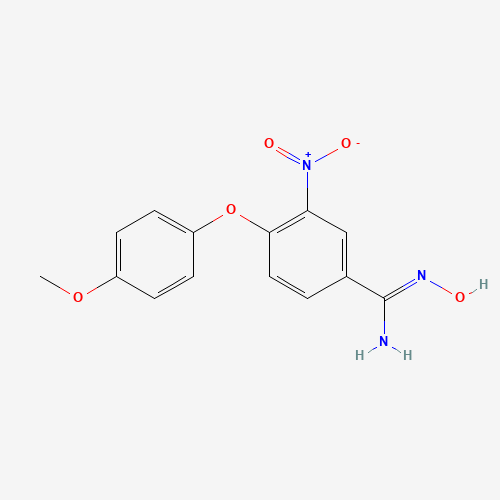 N'-hydroxy-4-(4-methoxyphenoxy)-3-nitrobenzenecarboximidamide (CAS: 261966-14-7) - Related Chemical Product
