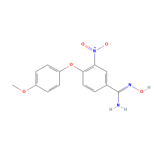 N'-hydroxy-4-(4-methoxyphenoxy)-3-nitrobenzenecarboximidamide (CAS: 261966-14-7) - Related Chemical Product