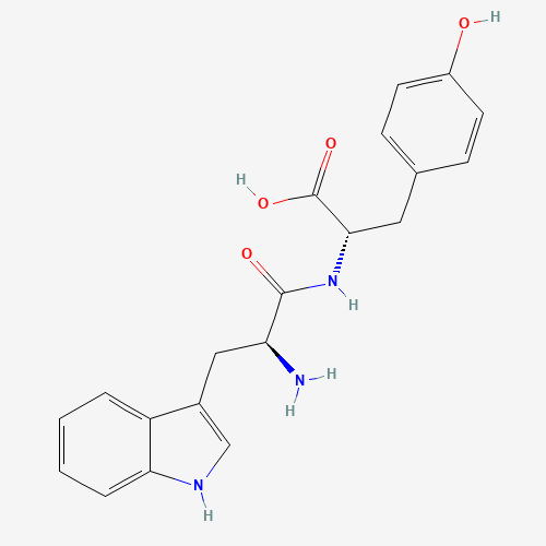 (2S)-2-[[(2S)-2-amino-3-(1H-indol-3-yl)propanoyl]amino]-3-(4-hydroxyphenyl)propanoic acid (CAS: 19653-76-0) - Related Chemical Product