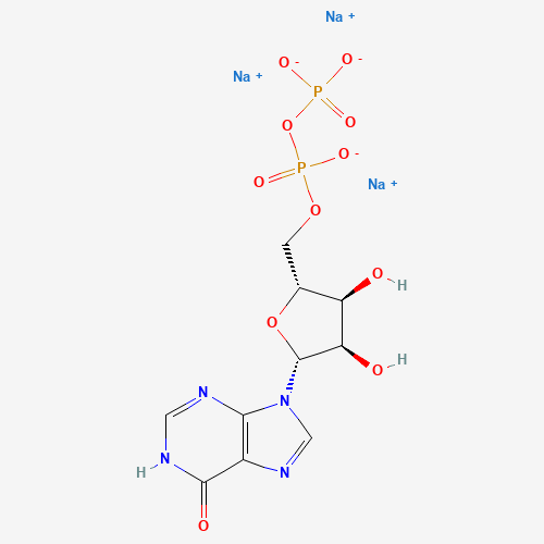 trisodium;[[(2R,3S,4R,5R)-3,4-dihydroxy-5-(6-oxo-3H-purin-9-yl)oxolan-2-yl]methoxy-oxidophosphoryl] phosphate (CAS: 71672-86-1) - Related Chemical Product
