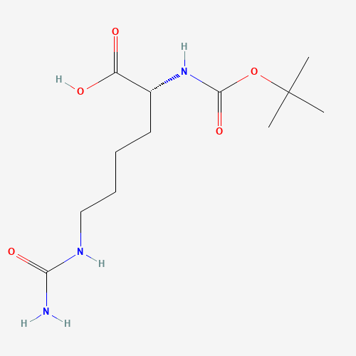 (2R)-6-(carbamoylamino)-2-[(2-methylpropan-2-yl)oxycarbonylamino]hexanoic acid (CAS: 121080-97-5) - Related Chemical Product