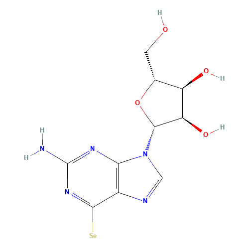(2R,3R,4S,5R)-2-(2-amino-6-$l^{1}-selanylpurin-9-yl)-5-(hydroxymethyl)oxolane-3,4-diol (CAS: 29411-74-3) - Related Chemical Product