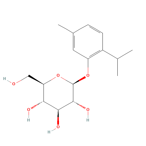 (2R,3S,4S,5R,6S)-2-(hydroxymethyl)-6-(5-methyl-2-propan-2-ylphenoxy)oxane-3,4,5-triol (CAS: 20772-23-0) - Related Chemical Product