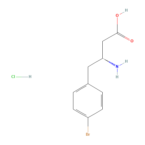(3R)-3-amino-4-(4-bromophenyl)butanoic acid;hydrochloride (CAS: 331763-73-6) - Related Chemical Product