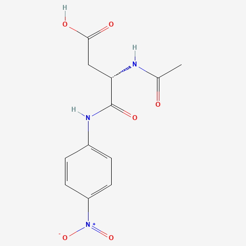(3S)-3-acetamido-4-(4-nitroanilino)-4-oxobutanoic acid (CAS: 41149-01-3) - Related Chemical Product