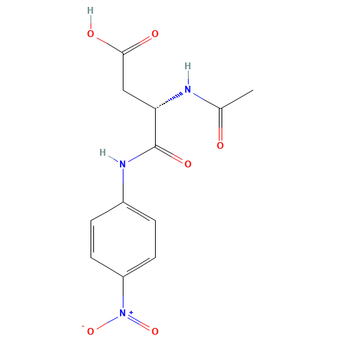 (3S)-3-acetamido-4-(4-nitroanilino)-4-oxobutanoic acid (CAS: 41149-01-3) - Related Chemical Product