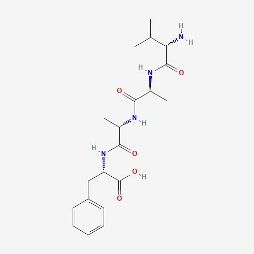 (2S)-2-[[(2S)-2-[[(2S)-2-[[(2S)-2-amino-3-methylbutanoyl]amino]propanoyl]amino]propanoyl]amino]-3-phenylpropanoic acid (CAS: 21957-32-4) - Related Chemical Product