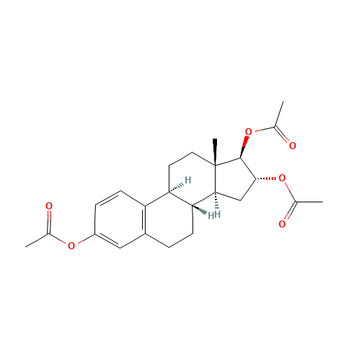 [(8R,9S,13S,14S,16R,17R)-3,17-diacetyloxy-13-methyl-6,7,8,9,11,12,14,15,16,17-decahydrocyclopenta[a]phenanthren-16-yl] acetate (CAS: 2284-32-4) - Related Chemical Product