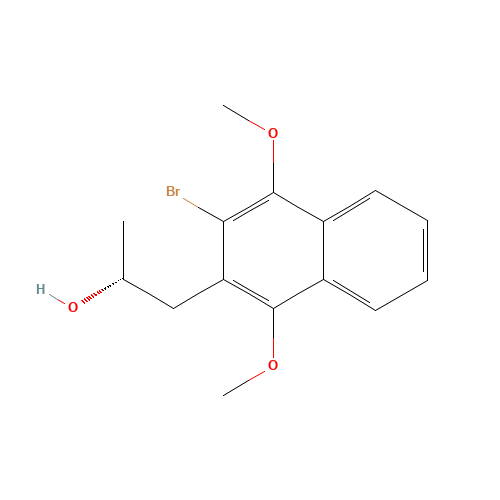 (2R)-1-(3-bromo-1,4-dimethoxynaphthalen-2-yl)propan-2-ol (CAS: 404909-82-6) - Related Chemical Product
