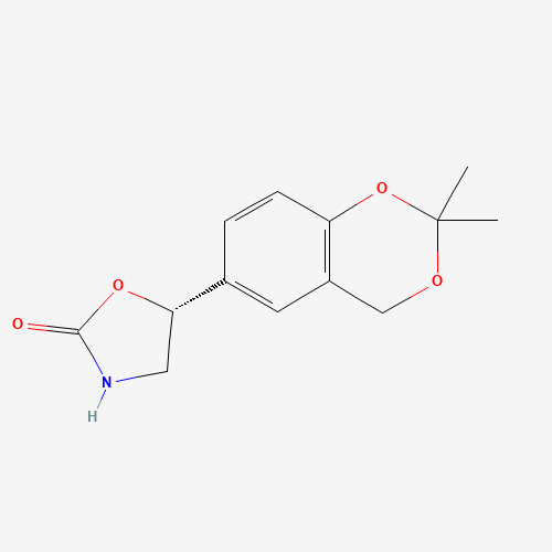 (5R)-5-(2,2-dimethyl-4H-1,3-benzodioxin-6-yl)-1,3-oxazolidin-2-one (CAS: 452339-73-0) - Related Chemical Product
