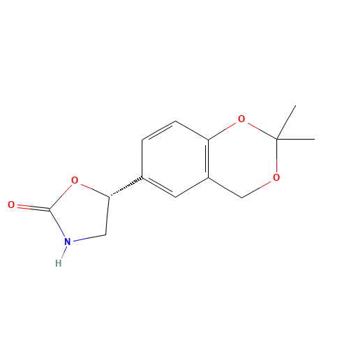 (5R)-5-(2,2-dimethyl-4H-1,3-benzodioxin-6-yl)-1,3-oxazolidin-2-one (CAS: 452339-73-0) - Related Chemical Product