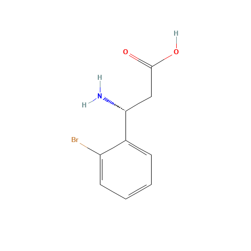 (3R)-3-amino-3-(2-bromophenyl)propanoic acid (CAS: 737751-95-0) - Related Chemical Product