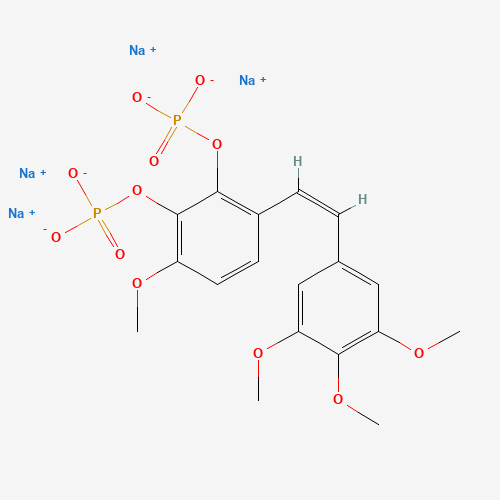 tetrasodium;[3-methoxy-2-phosphonatooxy-6-[(Z)-2-(3,4,5-trimethoxyphenyl)ethenyl]phenyl] phosphate (CAS: 288847-34-7) - Related Chemical Product