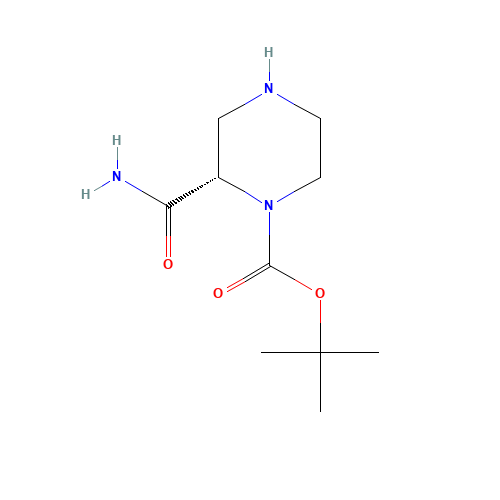 tert-butyl (2S)-2-carbamoylpiperazine-1-carboxylate (CAS: 159485-29-7) - Related Chemical Product