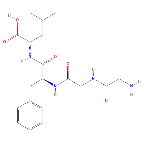 (2S)-2-[[(2S)-2-[[2-[(2-aminoacetyl)amino]acetyl]amino]-3-phenylpropanoyl]amino]-4-methylpentanoic acid (CAS: 60254-83-3) - Related Chemical Product