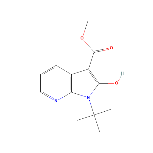 (3Z)-1-tert-butyl-3-[hydroxy(methoxy)methylidene]pyrrolo[2,3-b]pyridin-2-one (CAS: 1246733-24-3) - Related Chemical Product