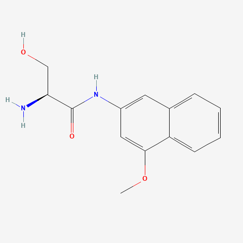 (2S)-2-amino-3-hydroxy-N-(4-methoxynaphthalen-2-yl)propanamide (CAS: 81607-67-2) - Related Chemical Product