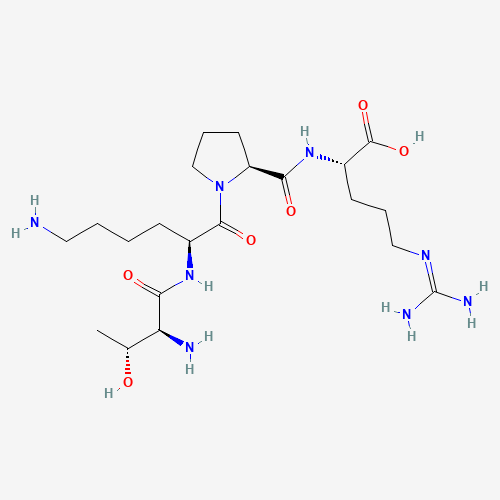 (2S)-2-[[(2S)-1-[(2S)-6-amino-2-[[(2S,3R)-2-amino-3-hydroxybutanoyl]amino]hexanoyl]pyrrolidine-2-carbonyl]amino]-5-(diaminomethylideneamino)pentanoic acid (CAS: 9063-57-4) - Related Chemical Product