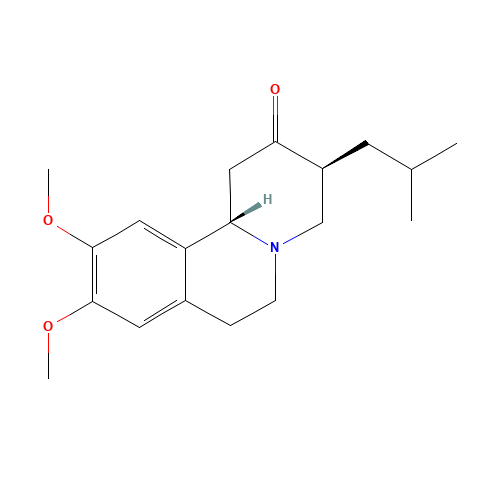 (3S,11bS)-9,10-dimethoxy-3-(2-methylpropyl)-1,3,4,6,7,11b-hexahydrobenzo[a]quinolizin-2-one (CAS: 1026016-84-1) - Related Chemical Product