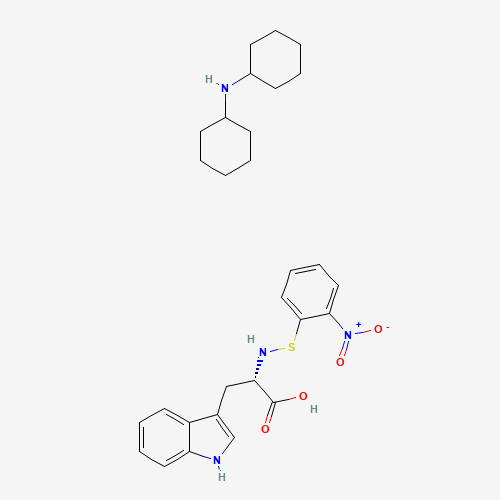 N-cyclohexylcyclohexanamine;(2S)-3-(1H-indol-3-yl)-2-[(2-nitrophenyl)sulfanylamino]propanoic acid (CAS: 7675-55-0) - Related Chemical Product