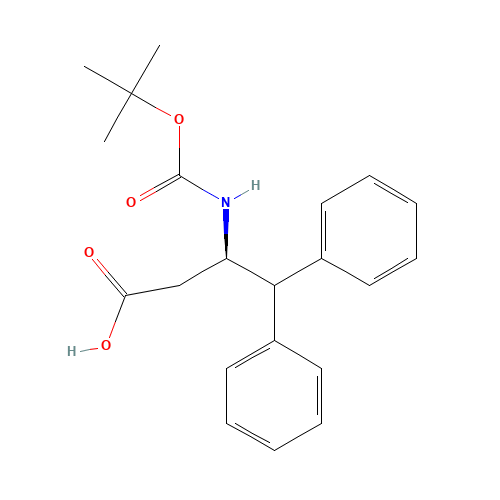 (3R)-3-[(2-methylpropan-2-yl)oxycarbonylamino]-4,4-diphenylbutanoic acid (CAS: 332062-06-3) - Related Chemical Product
