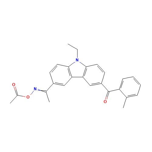 [(E)-1-[9-ethyl-6-(2-methylbenzoyl)carbazol-3-yl]ethylideneamino] acetate (CAS: 478556-66-0) - Related Chemical Product