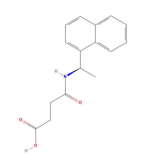 4-[[(1R)-1-naphthalen-1-ylethyl]amino]-4-oxobutanoic acid (CAS: 78681-09-1) - Related Chemical Product