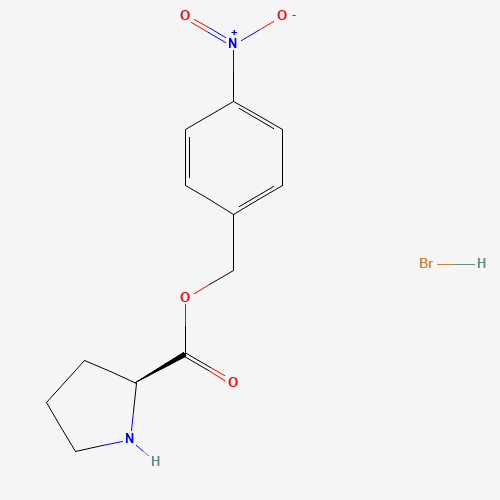 (4-nitrophenyl)methyl (2S)-pyrrolidine-2-carboxylate;hydrobromide (CAS: 20994-74-5) - Related Chemical Product