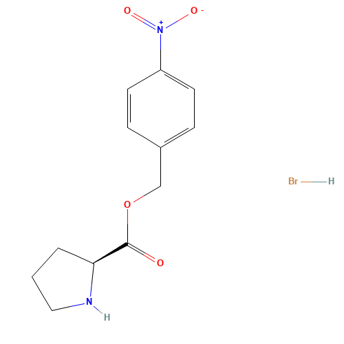 (4-nitrophenyl)methyl (2S)-pyrrolidine-2-carboxylate;hydrobromide (CAS: 20994-74-5) - Related Chemical Product